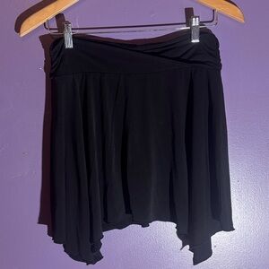 Joey Black Asymmetrical Women's Skirt